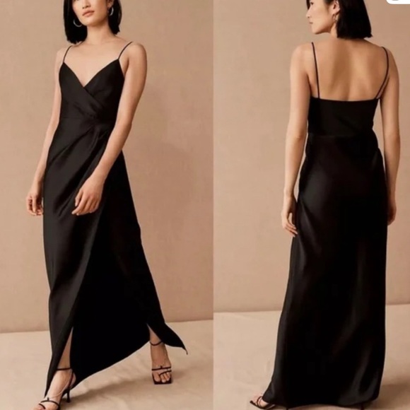 BHLDN Freya Black Formal Dress - Picture 1 of 8